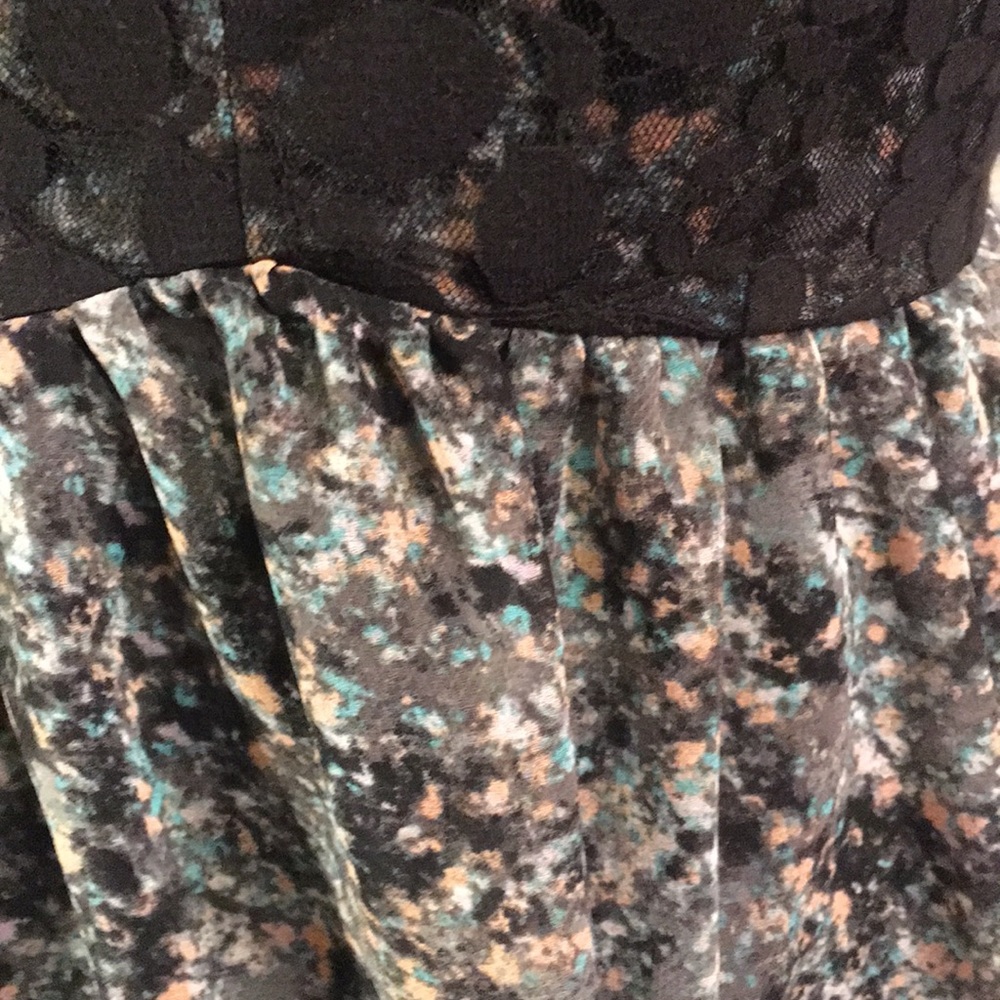 BCBGeneration floral and black lace dress - Picture 2 of 3